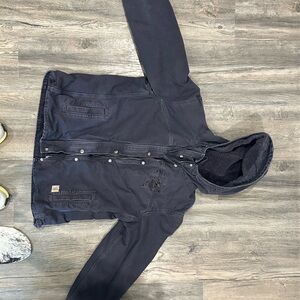 Women’s Carhartt Dark Gray Hooded utility jacket